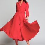 Mart Visser Gillian jurk rood