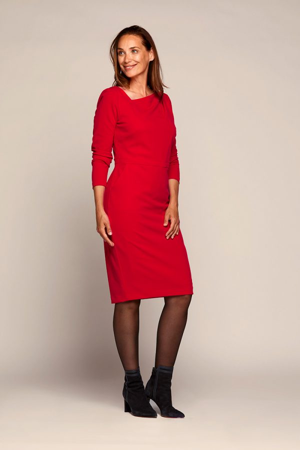 Mart Visser Nova jurk rood