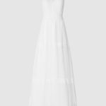 Luxuar bruidsjurk in boho-look gebroken wit