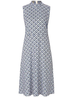 Uta Raasch mouwloze jurk met print blauw