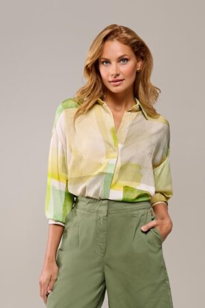 Mart Visser Lisa Print Blouse Groen / Multi