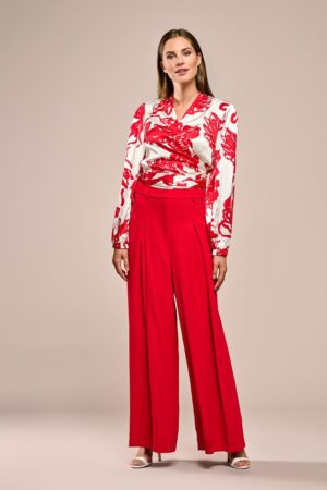 Mart Visser Carly print blouse rood / wit