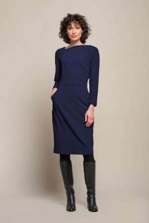 Mart Visser Novelle jurk blauw